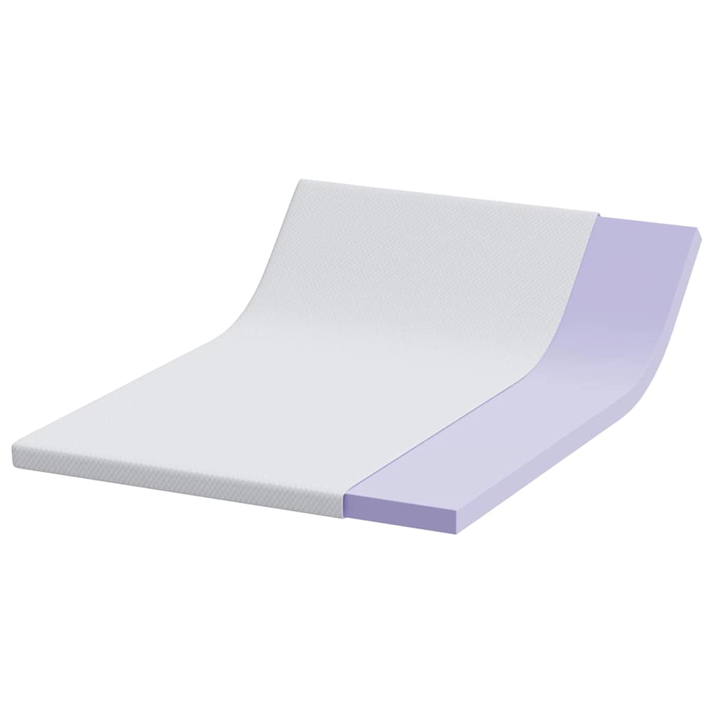 Matratzenpads Weiß 140 x 200 cm 100% Polyester Jacquardstoff