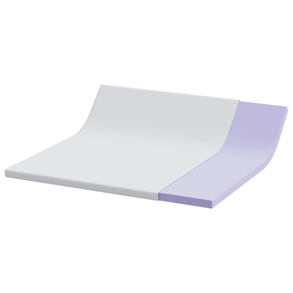 Matratzenpads Weiß 180 x 200 cm 100% Polyester Jacquardstoff