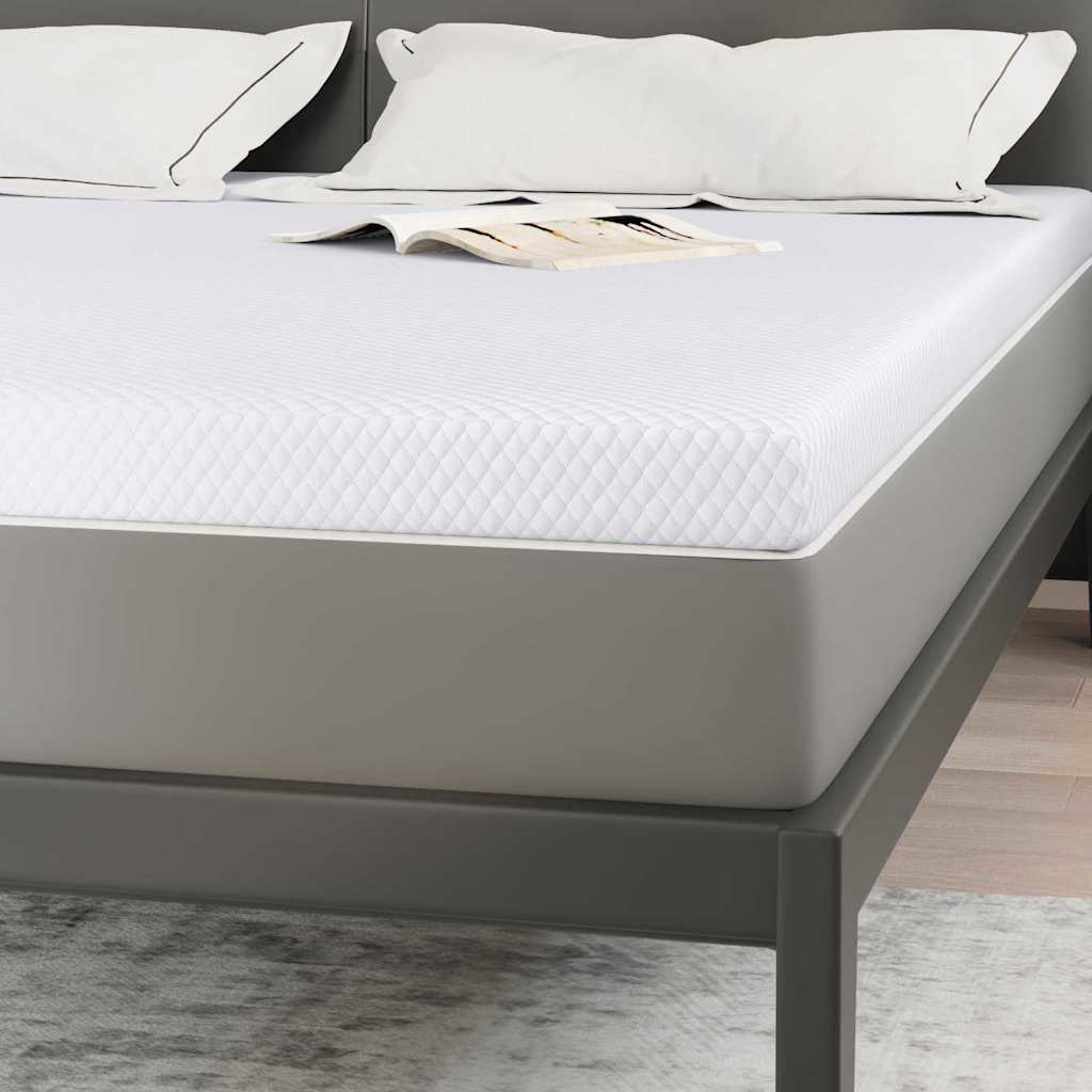 Matratzenpads Weiß 200 x 200 cm 100% Polyester Jacquardstoff