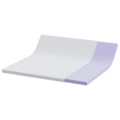 Matratzenpads Weiß 200 x 200 cm 100% Polyester Jacquardstoff