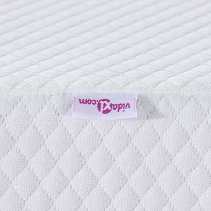 Matratzenpads Weiß 80 x 200 cm 100% Polyester Jacquardstoff