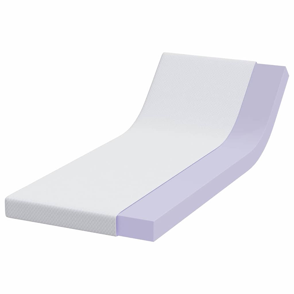 Matratzenpads Weiß 80 x 200 cm 100% Polyester Jacquardstoff