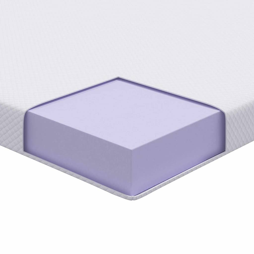 Matratzenpads Weiß 100 x 200 cm 100% Polyester Jacquardstoff