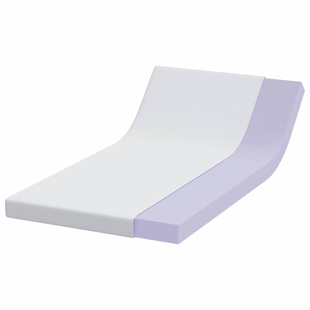 Matratzenpads Weiß 100 x 200 cm 100% Polyester Jacquardstoff