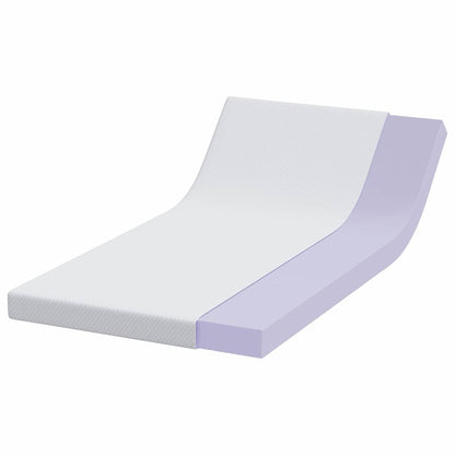 Matratzenpads Weiß 100 x 200 cm 100% Polyester Jacquardstoff
