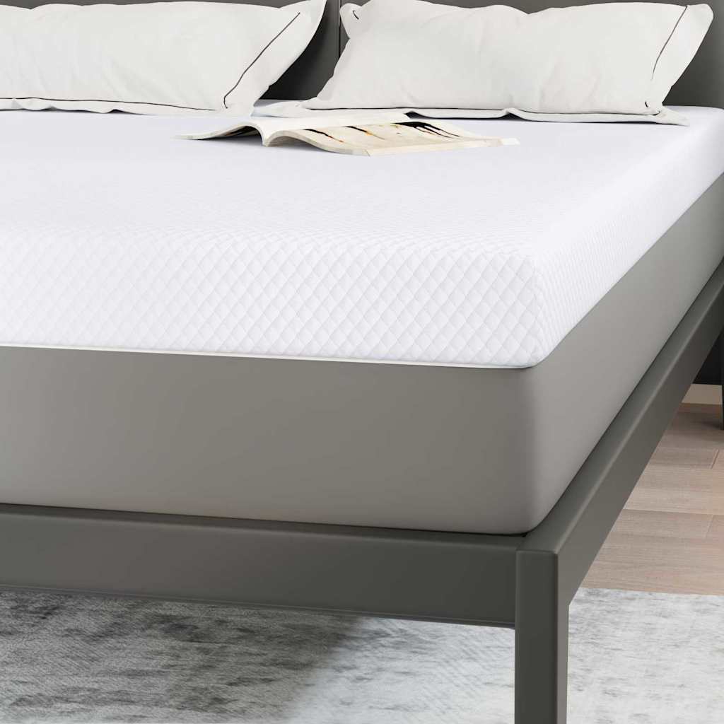 Matratzenpads Weiß 140 x 190 cm 100% Polyester Jacquardstoff