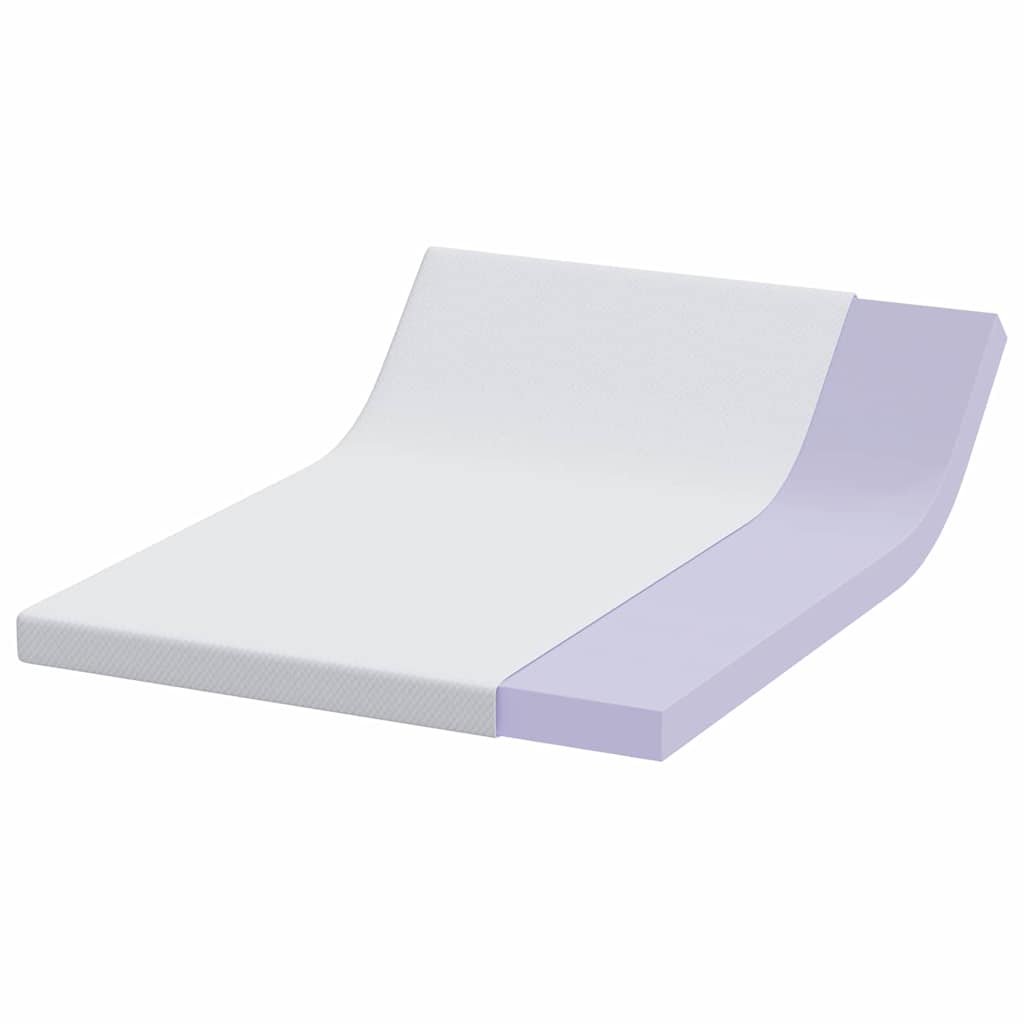 Matratzenpads Weiß 140 x 190 cm 100% Polyester Jacquardstoff