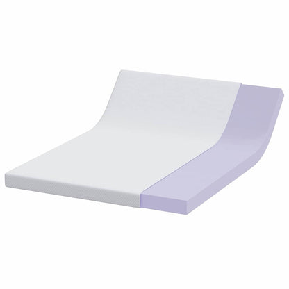 Matratzenpads Weiß 160 x 200 cm 100% Polyester Jacquardstoff