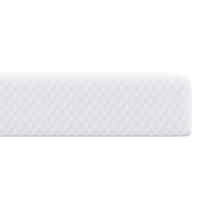 Matratzenpads Weiß 180 x 200 cm 100% Polyester Jacquardstoff