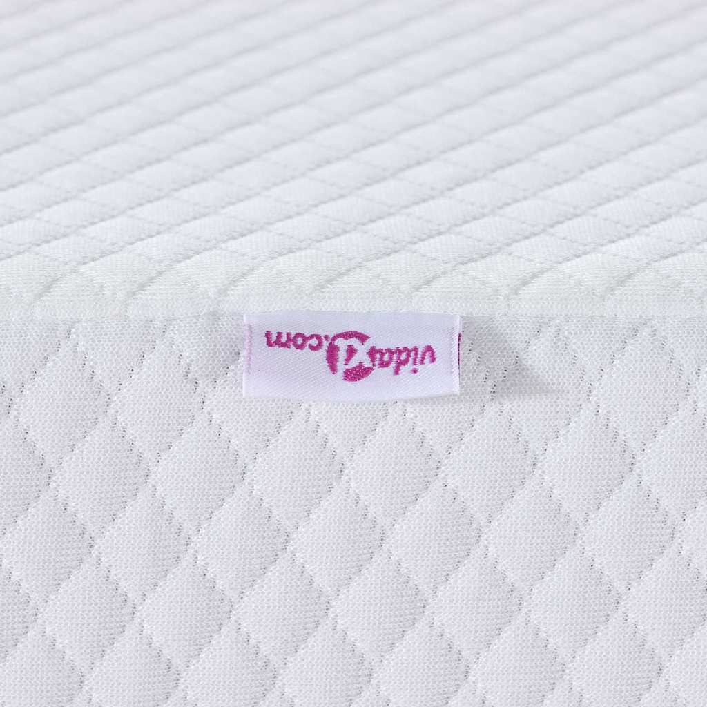 Matratzenpads Weiß 200 x 200 cm 100% Polyester Jacquardstoff