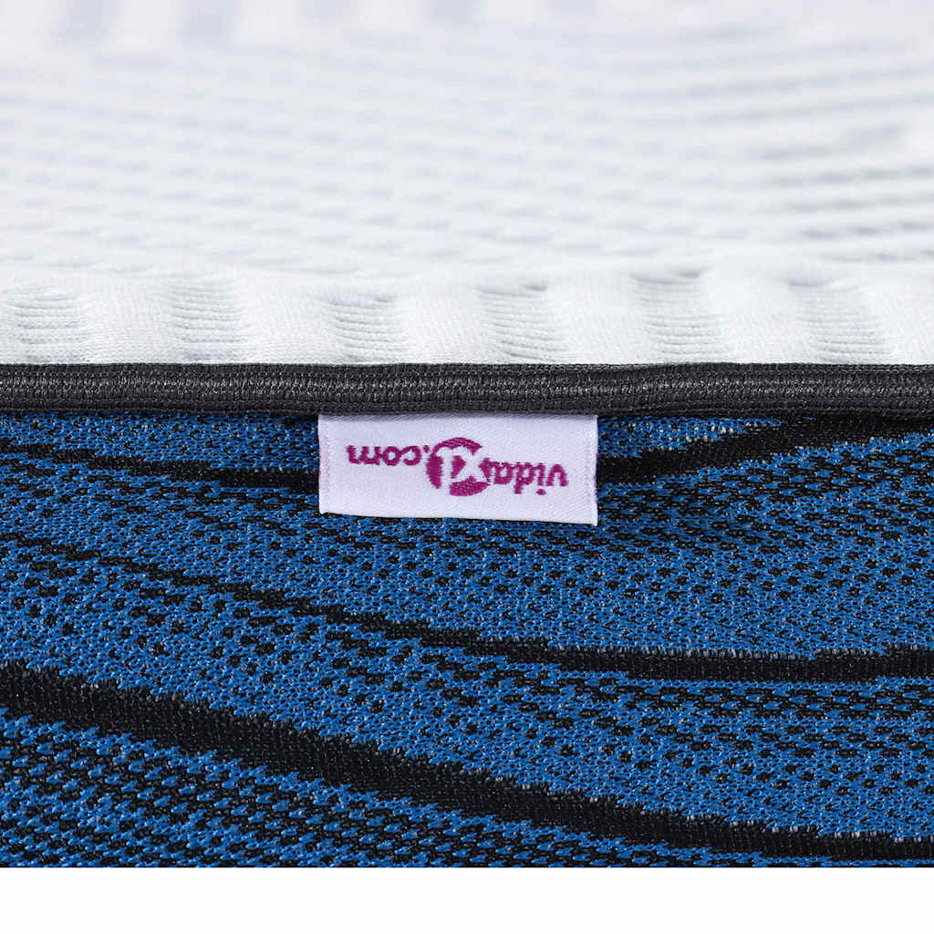 Matratzenpads Weiß und Blau 70 x 200 cm