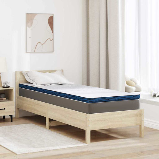 Matratzenpads Weiß und Blau 70 x 200 cm