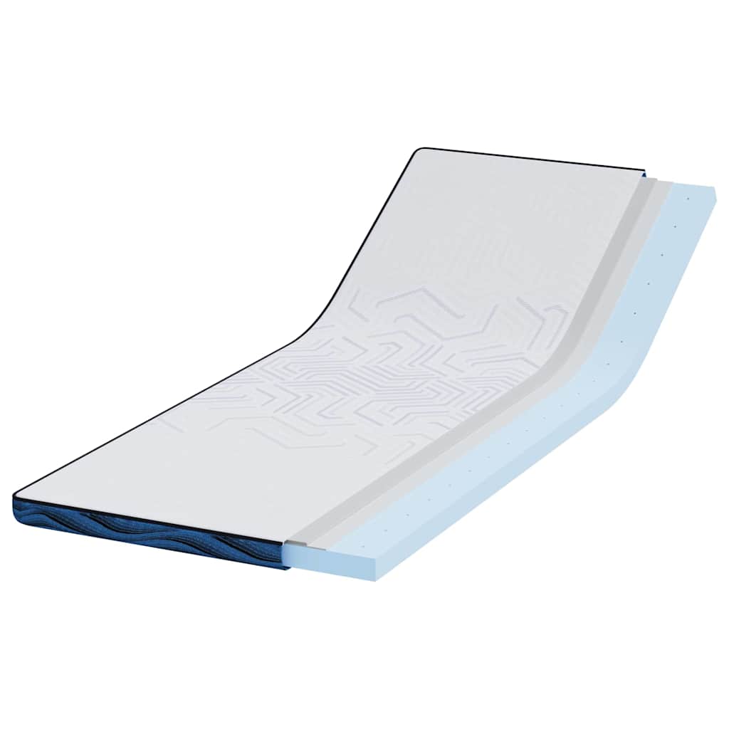 Matratzenpads Weiß und Blau 70 x 200 cm