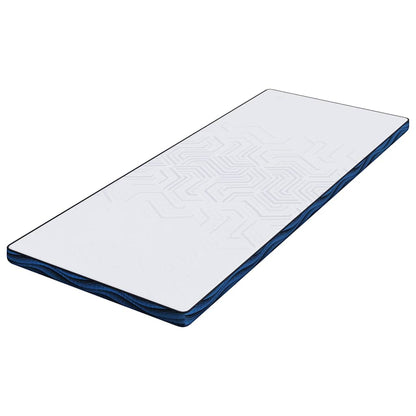 Matratzenpads Weiß und Blau 70 x 200 cm