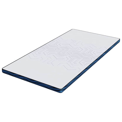 Matratzenpads Weiß und Blau 90 x 190 cm