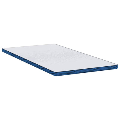 Matratzenpads Weiß und Blau 100 x 200 cm