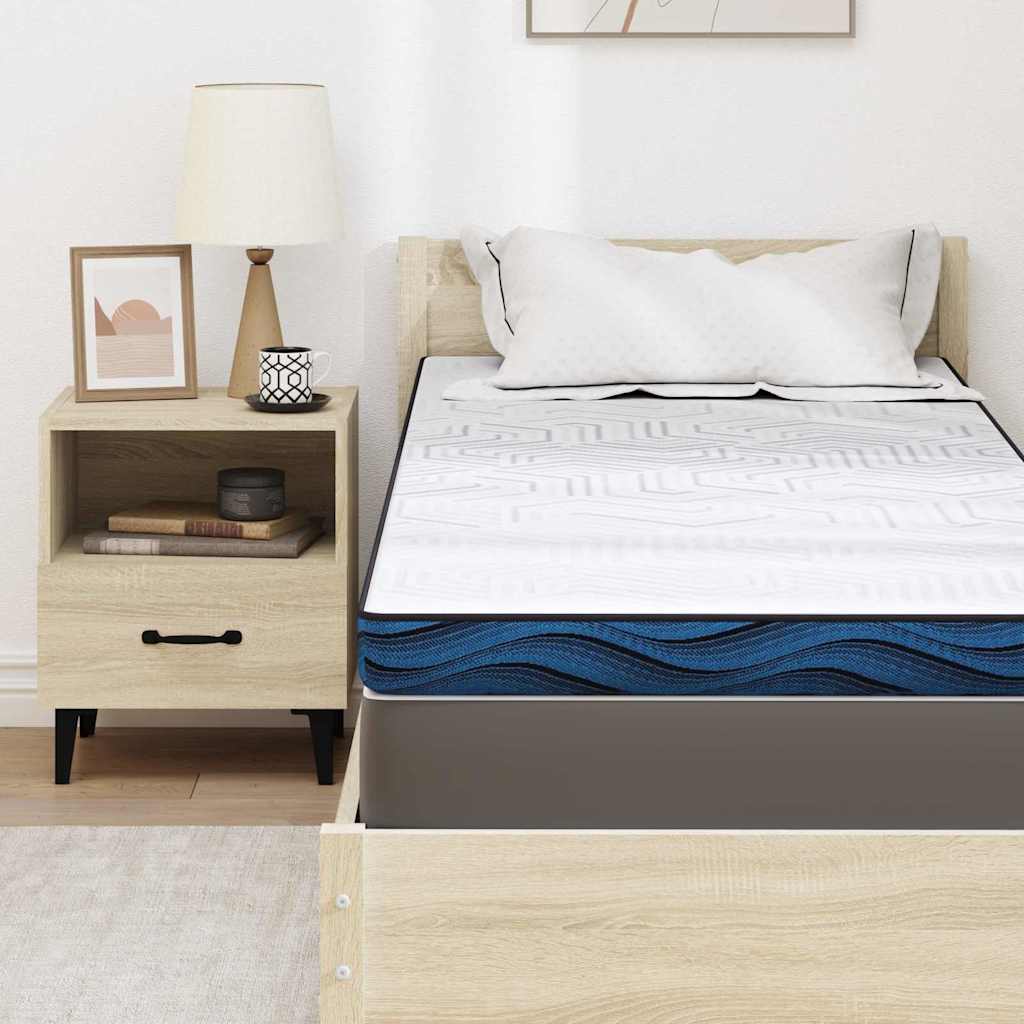 Matratzenpads Weiß und Blau 70 x 200 cm