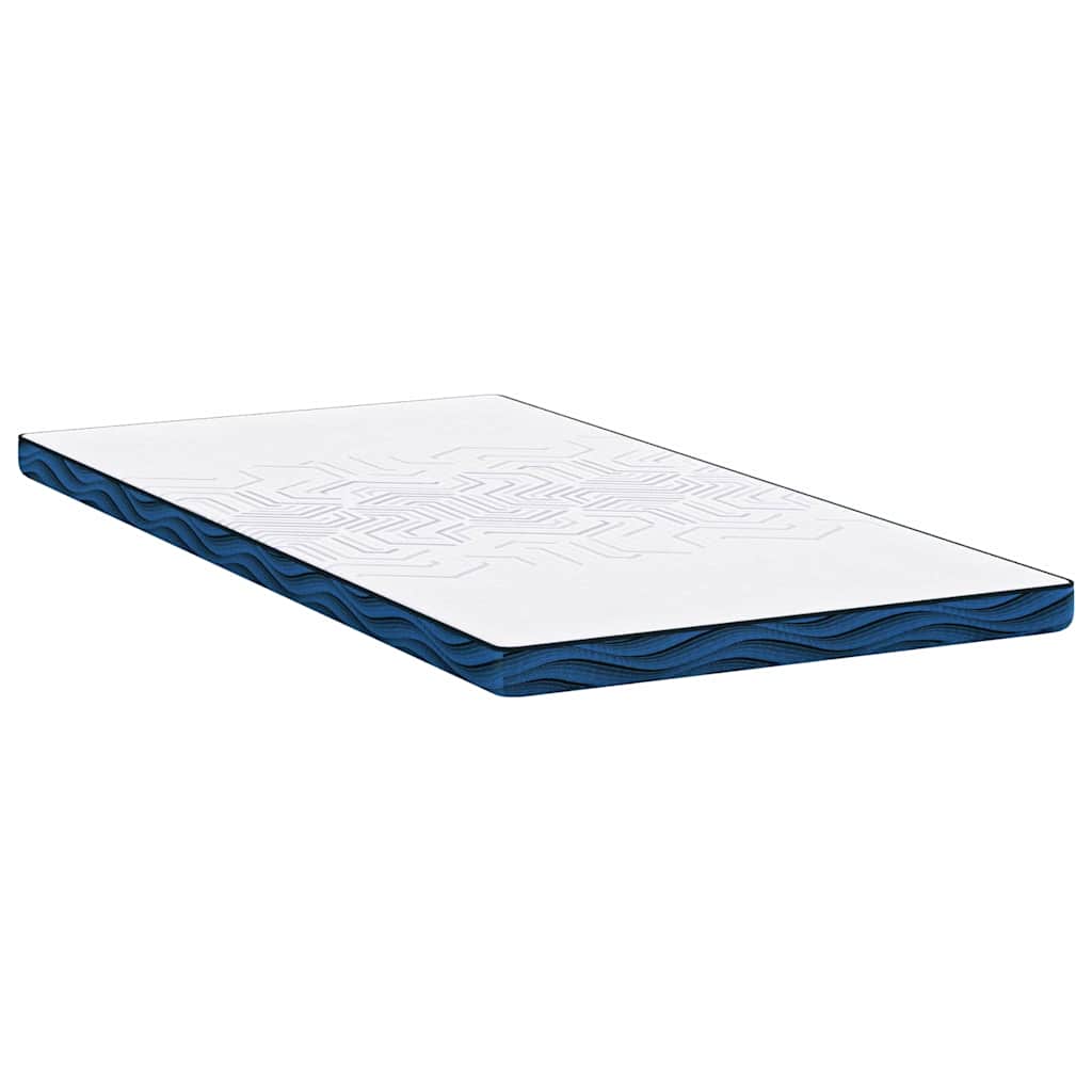 Matratzenpads Weiß und Blau 90 x 190 cm
