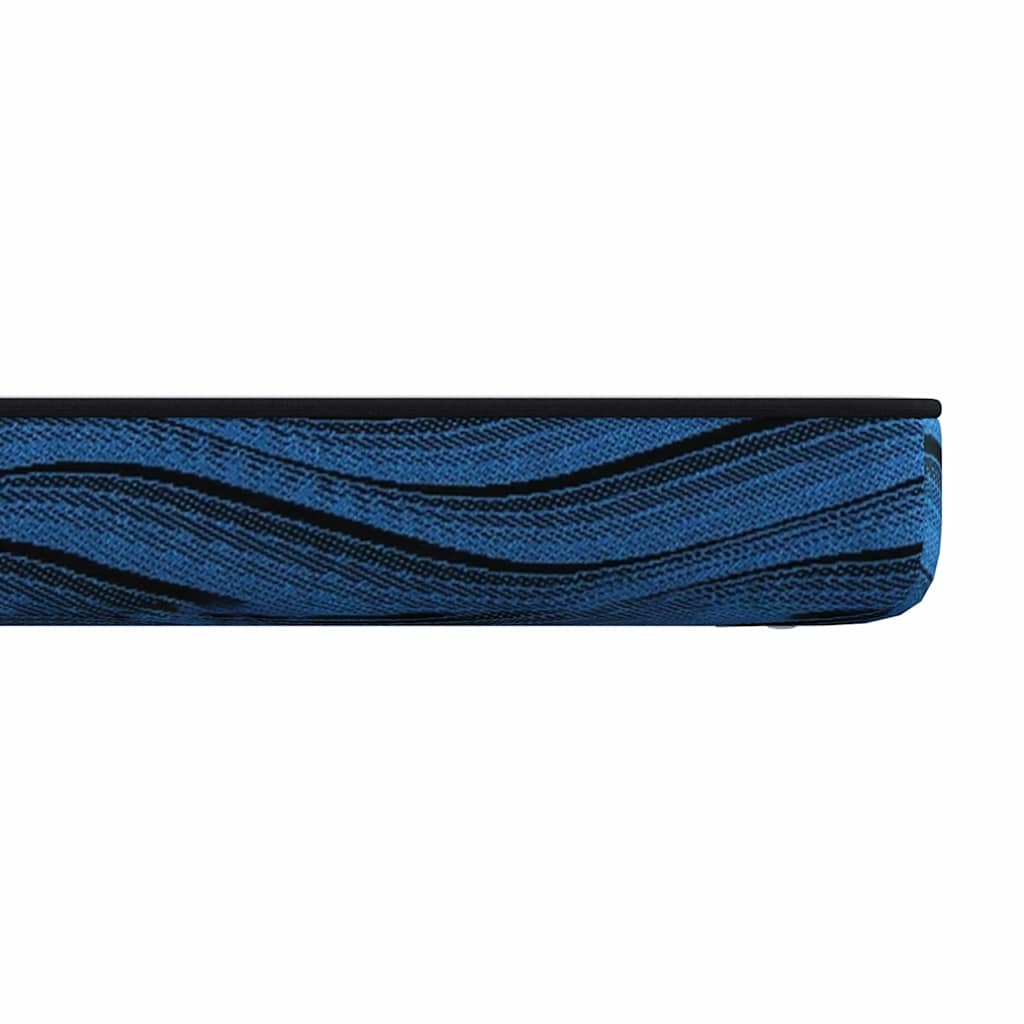 Matratzenpads Weiß und Blau 100 x 200 cm