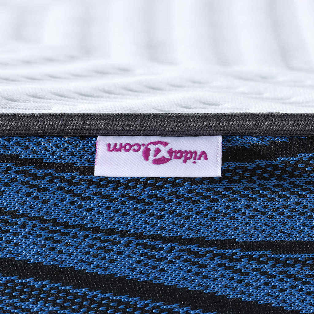 Matratzenpads Weiß und Blau 140 x 190 cm