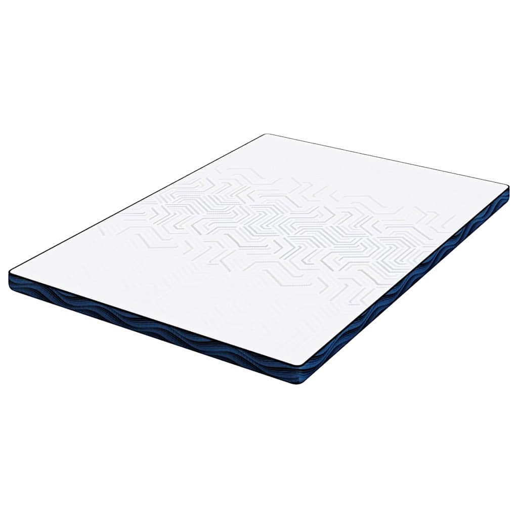 Matratzenpads Weiß und Blau 140 x 190 cm