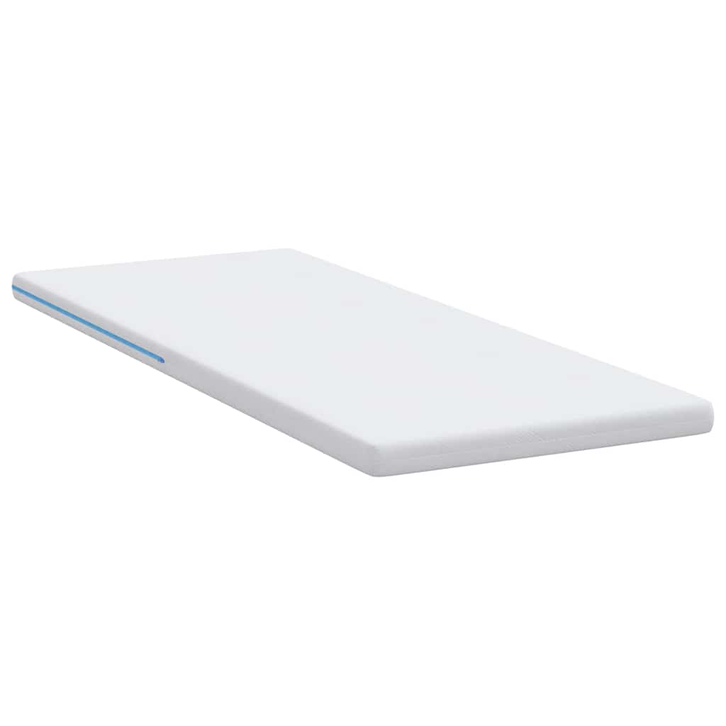 Matratzenpads Weiß 80 x 200 cm 100% Polyester Jacquardstoff