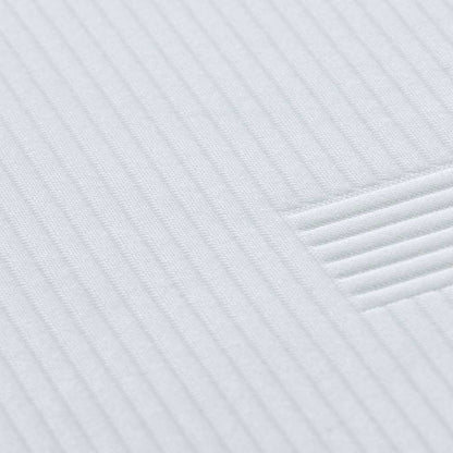 Matratzenpads Weiß 90 x 200 cm 100% Polyester Jacquardstoff