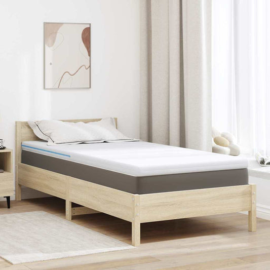 Matratzenpads Weiß 90 x 200 cm 100% Polyester Jacquardstoff
