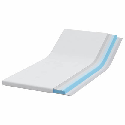 Matratzenpads Weiß 100 x 200 cm 100% Polyester Jacquardstoff