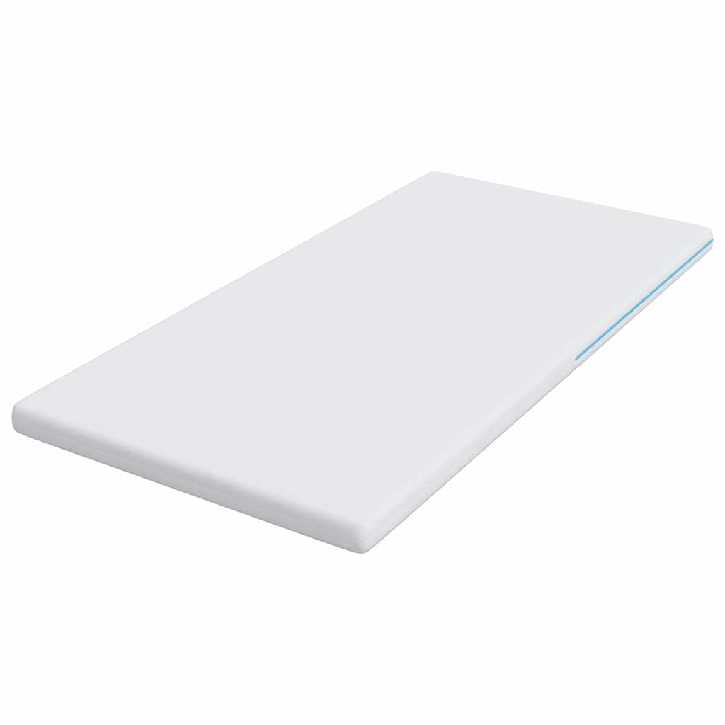 Matratzenpads Weiß 100 x 200 cm 100% Polyester Jacquardstoff