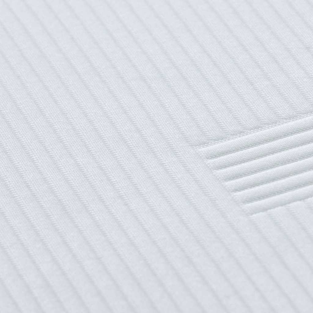 Matratzenpads Weiß 120 x 200 cm 100% Polyester Jacquardstoff