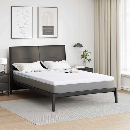 Matratzenpads Weiß 140 x 190 cm 100% Polyester Jacquardstoff