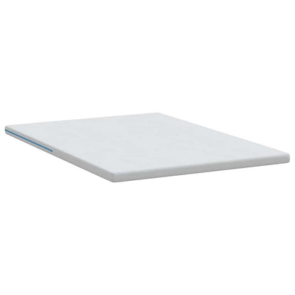 Matratzenpads Weiß 140 x 190 cm 100% Polyester Jacquardstoff
