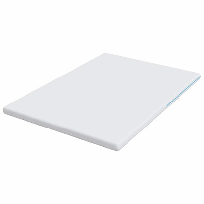 Matratzenpads Weiß 140 x 200 cm 100% Polyester Jacquardstoff