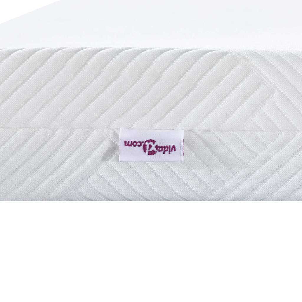 Matratzenpads Weiß 160 x 200 cm 100% Polyester Jacquardstoff