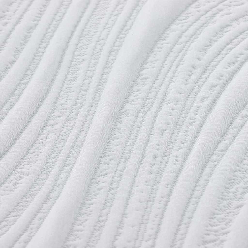 Matratze Weiß, Grau 180 x 200 cm der Schaum