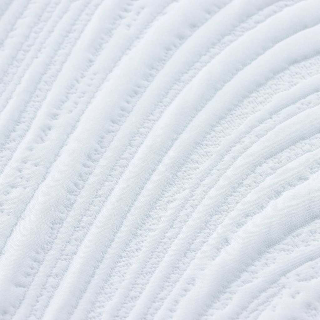 Matratze Weiß, Grau 140 x 200 cm der Schaum