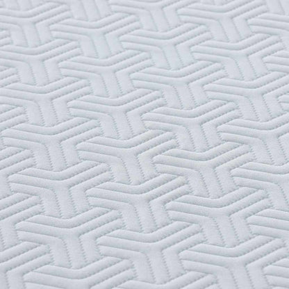 Matratze Weiß, Grau 120 x 200 cm der Schaum