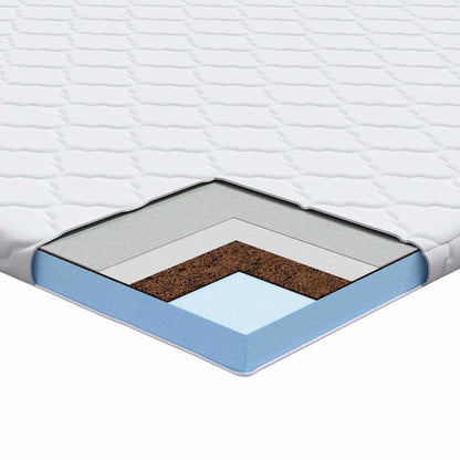 Matratzenpads Weiß 70 x 200 cm Nicht klebendes Polyester
