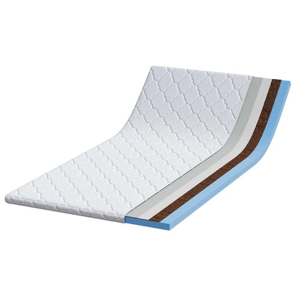 Matratzenpads Weiß 90 x 200 cm Nicht klebendes Polyester