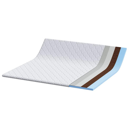 Matratzenpads Weiß 180 x 200 cm Nicht klebendes Polyester