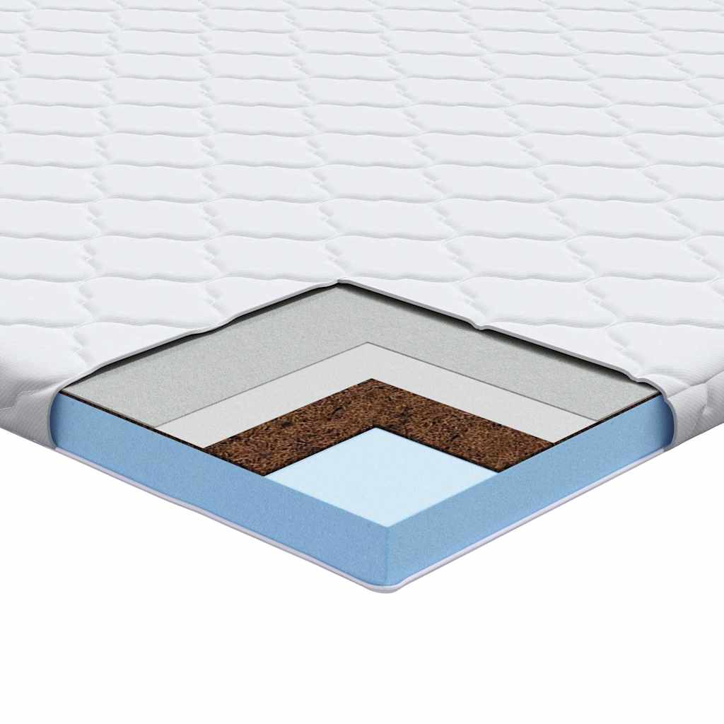 Matratzenpads Weiß 200 x 200 cm Nicht klebendes Polyester