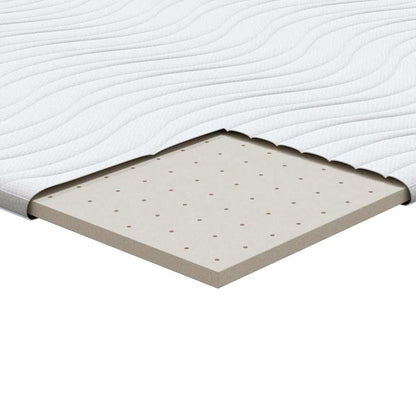 Matratzenpads Weiß 140 x 190 cm Nicht klebendes Polyester