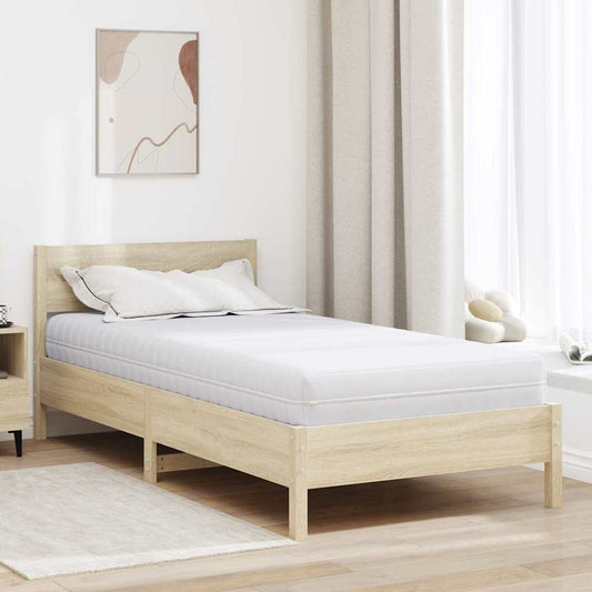 Matratze Weiß 100 x 200 cm Polyester
