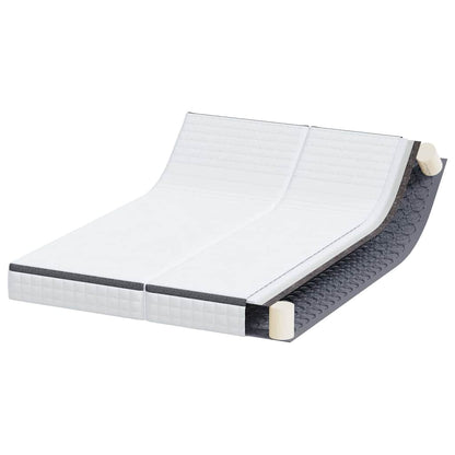 Matratze 2 pcs Weiß, Grau 70 x 190 cm Strickstoff