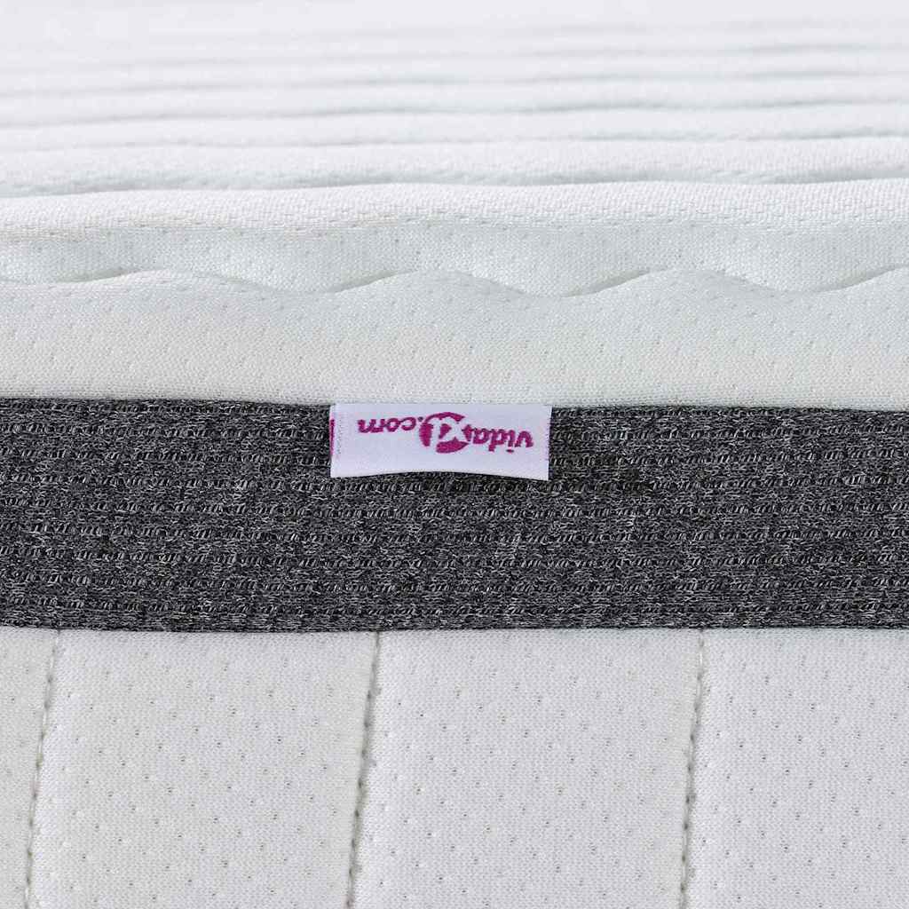 Matratze 2 pcs Weiß, Grau 70 x 200 cm Strickstoff
