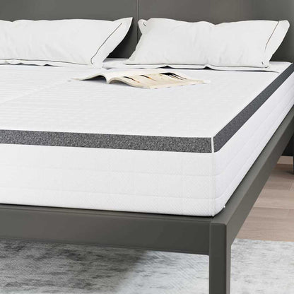 Matratze 2 pcs Weiß, Grau 80 x 200 cm Strickstoff