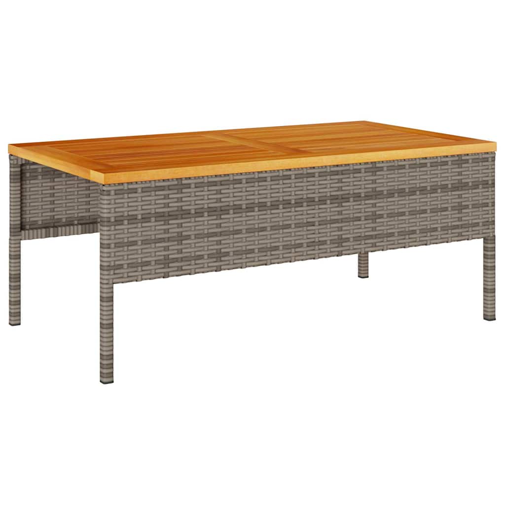 Garten-Sofa-Set 6 pcs Grau, dunkelgrau Poly-Rattan