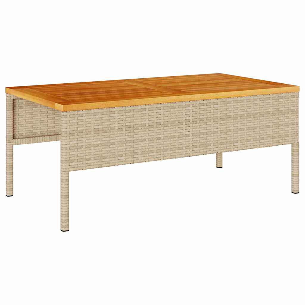 Garten-Sofa-Set 6 pcs Beige, Creme Poly-Rattan