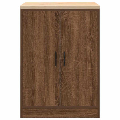 Garagen-Aufbewahrungsschrank 60x51x85 cm Massivholz Kiefer